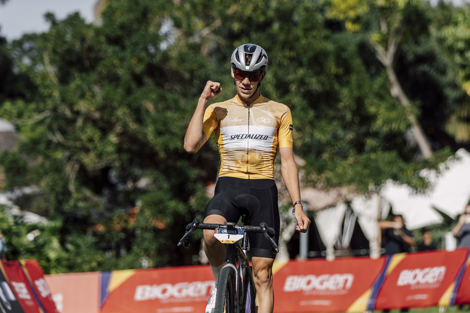 Cronje Beukes’ Stage 6 victory was his fifth of the 2026 Garden Route Giro and underlined his dominance in the men’s race. Photo by Shift Media Co.