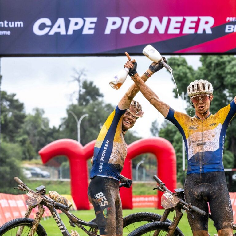 Felix Stehli (left) and Marc Pritzen (right) won four stages on their way to the 2026 overall crown. Photo by Oakpics.com.